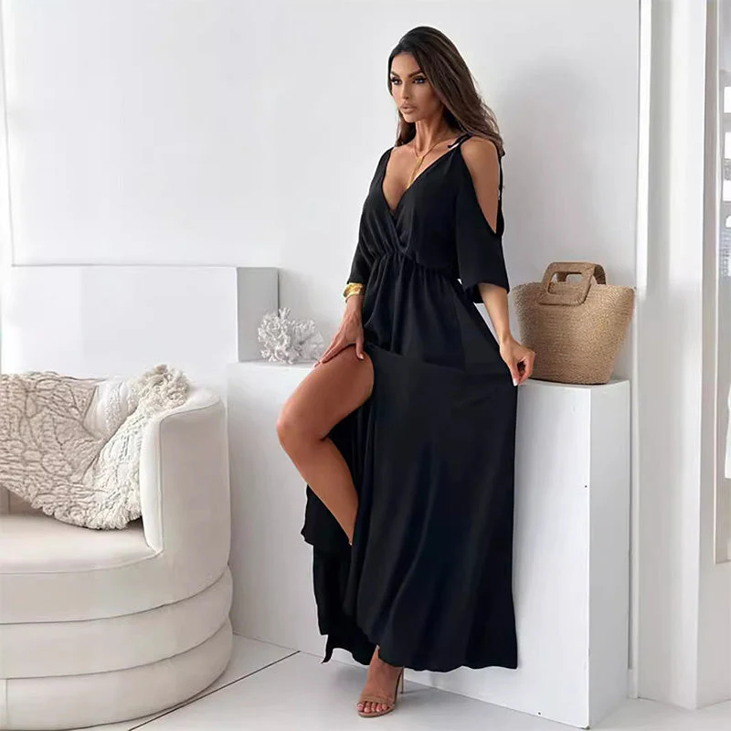 Sienna | Elegantes Kleid mit Seitenschlitz - Image 6