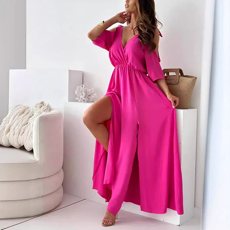 Sienna | Elegantes Kleid mit Seitenschlitz - Image 8