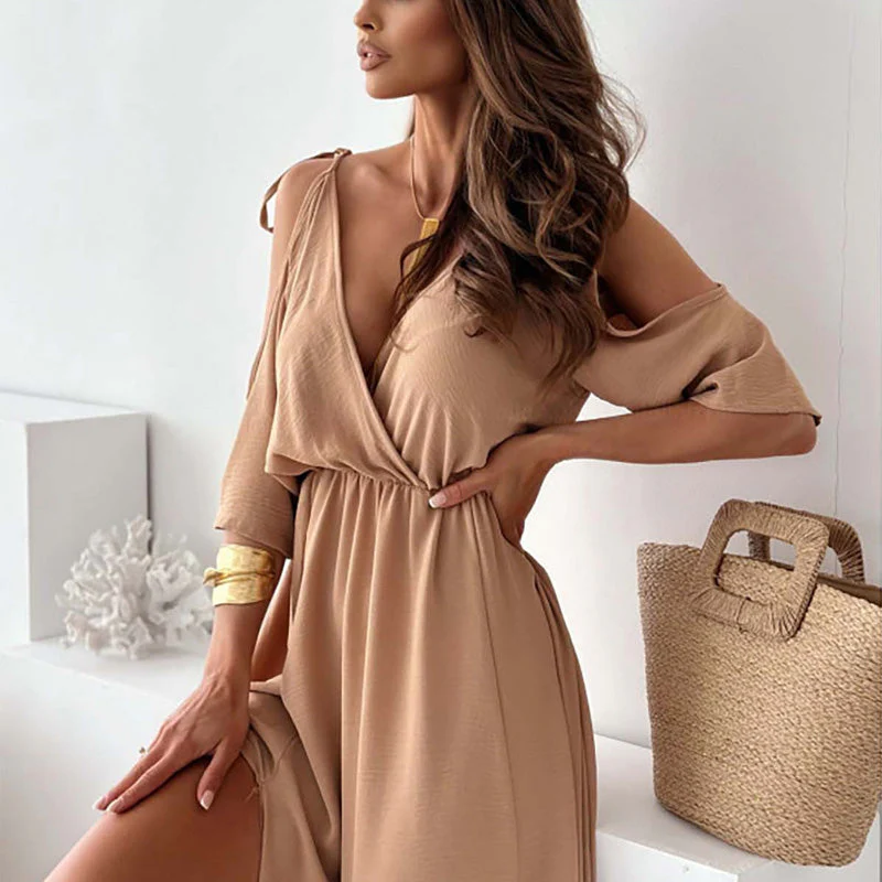 Sienna | Elegantes Kleid mit Seitenschlitz - Image 9