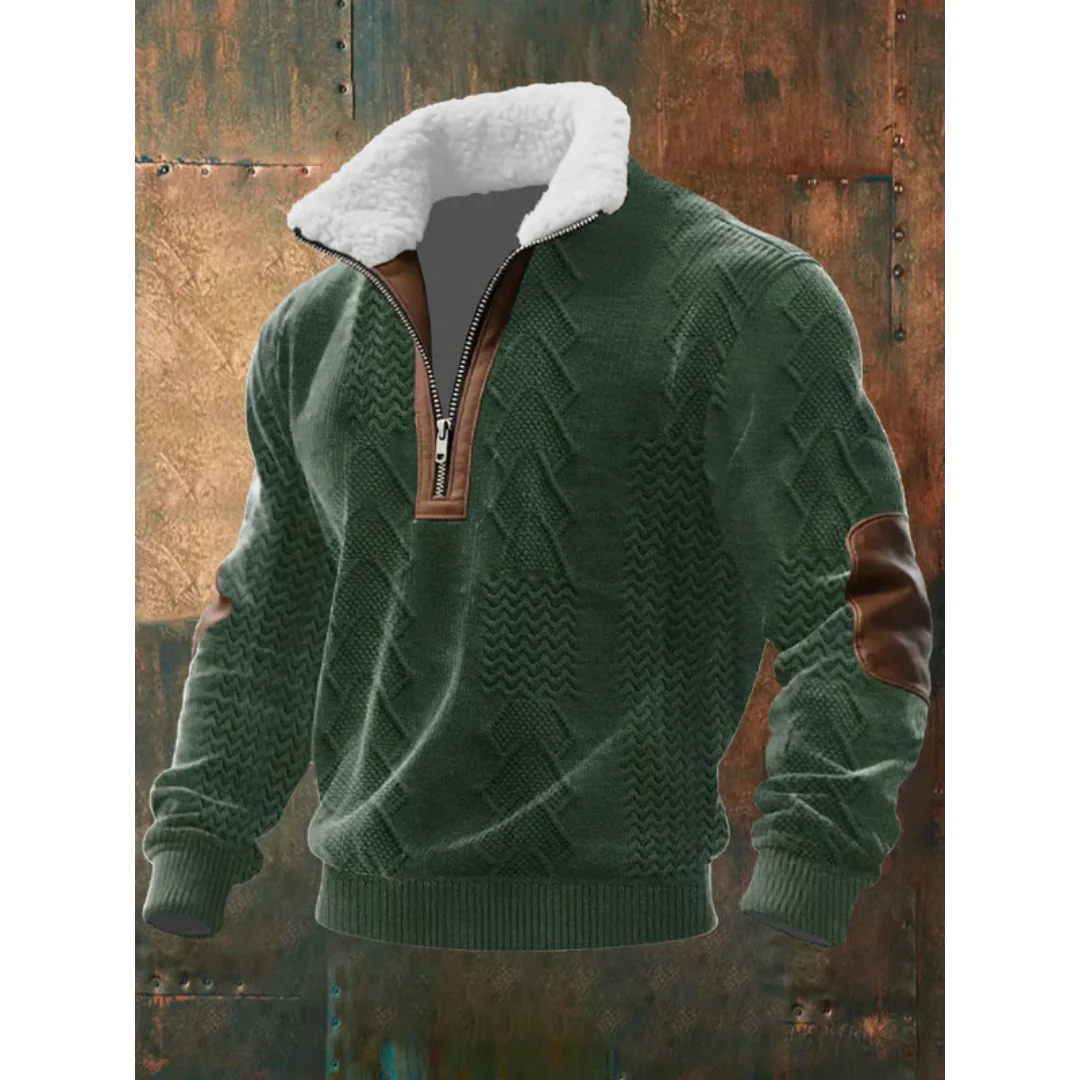 SILVORO | Fleece-Pullover mit hohem Kragen - Image 4