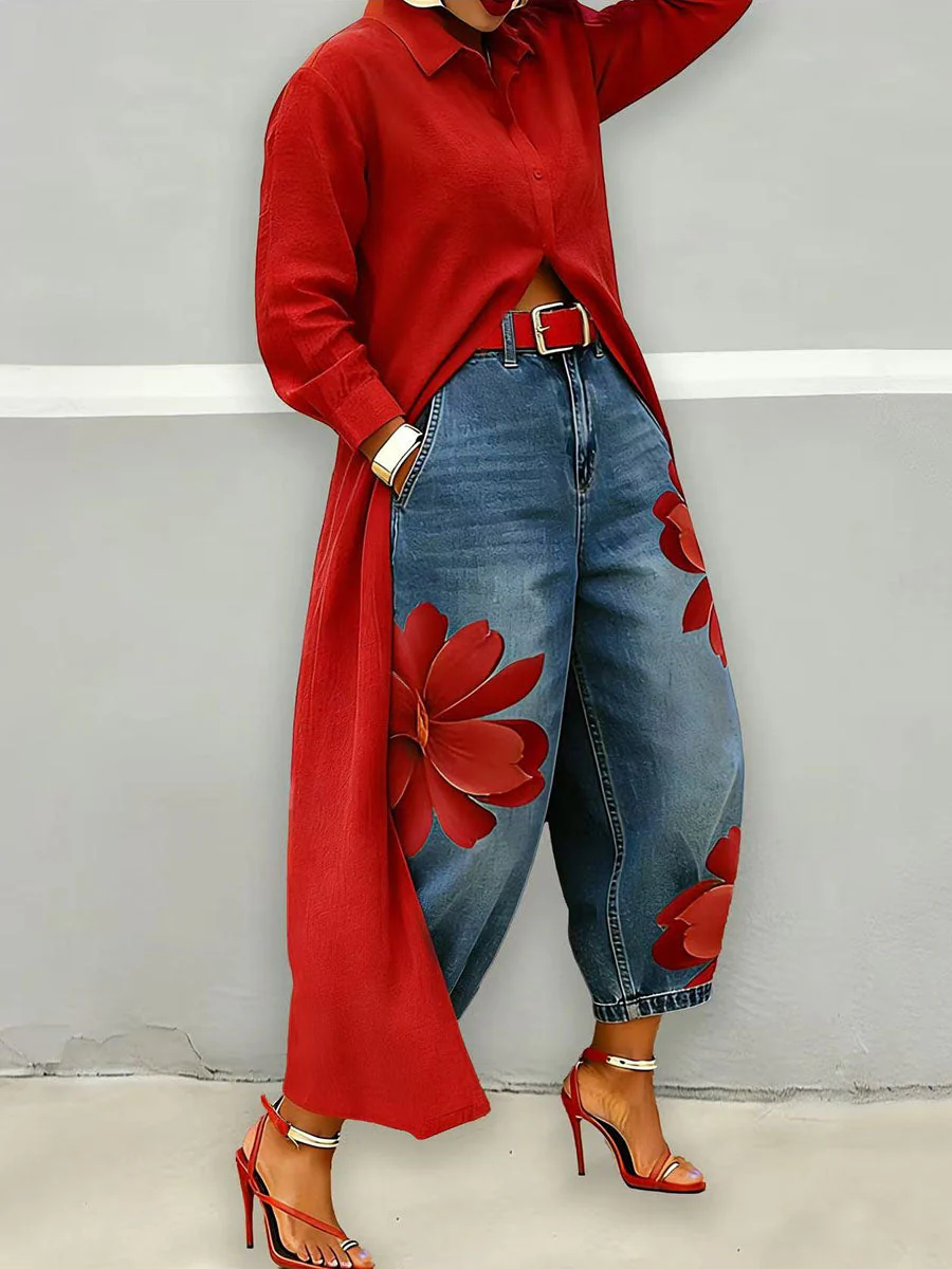 Sophia - Elegante Blumenhose - Image 9