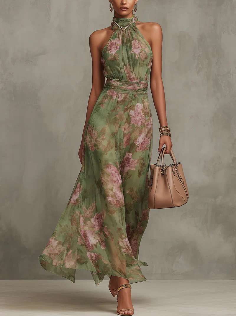 Sophie | Elegantes Blumenkleid für den Sommer