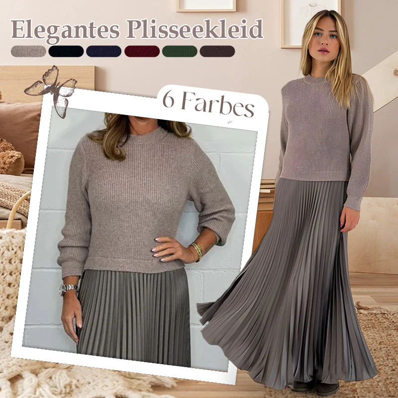 Sophie | Elegantes Faltenkleid