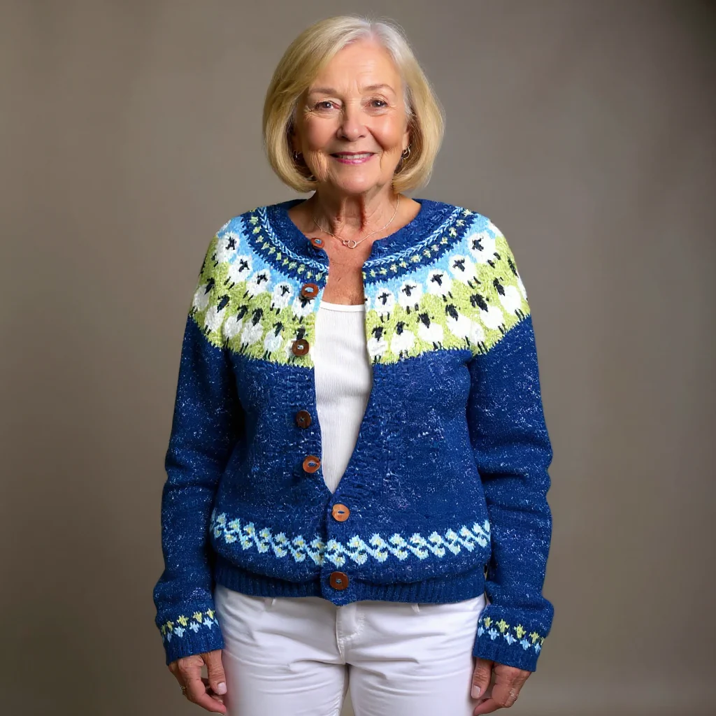 Sophie | Vintage Isländischer Cardigan