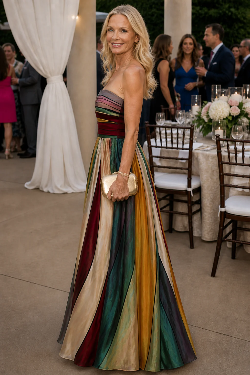 Stella & Grace™ | Schickes Trägerloses A-Linien-Kleid für mühelose Eleganz - Image 4