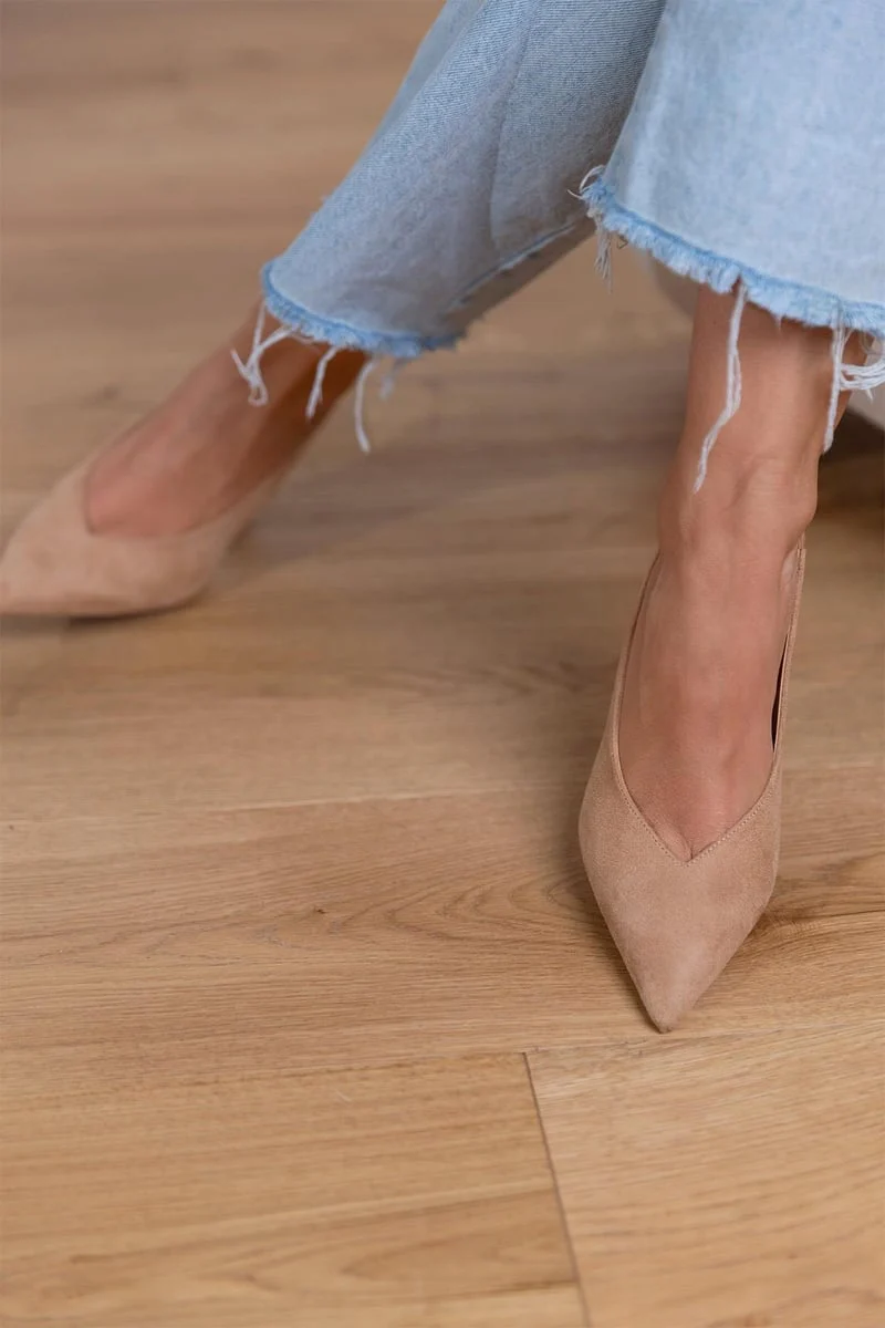 SUEDE SLINGBACK-ABSATZSCHUHE - Image 5