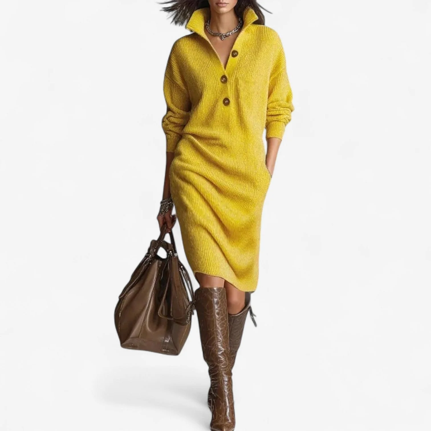 Suzy™ Lässiges Pulli-Kleid - Image 2