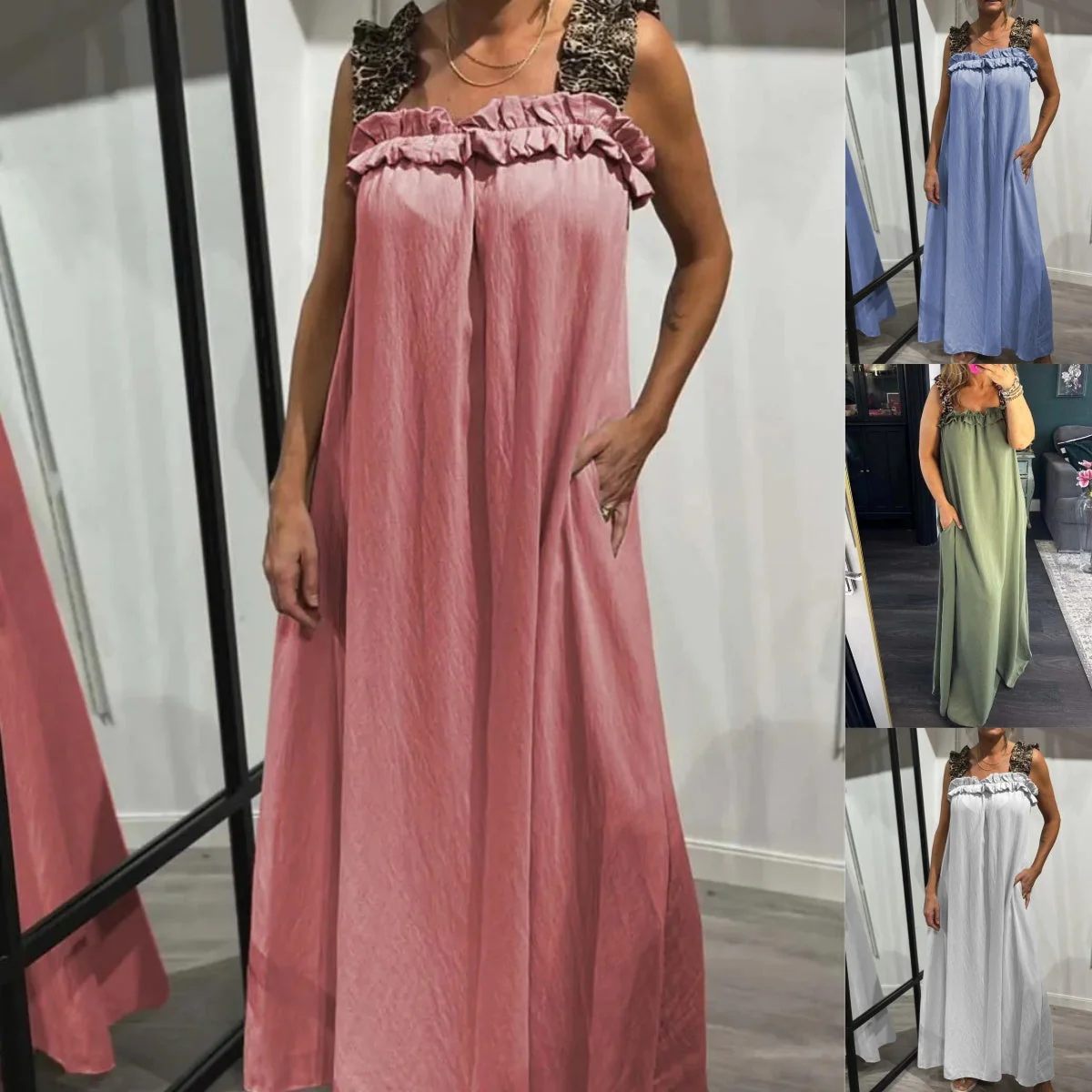 Tabea | Lässiges ärmelloses Kleid mit Taschen - Image 9