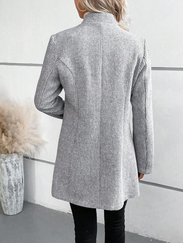 Tanja™ – Eleganter kragenloser Langarm-Überwurf - Image 2