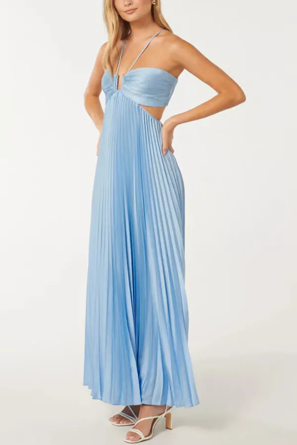 Tansy - Sommerglanz Halter Maxi Kleid - Image 4
