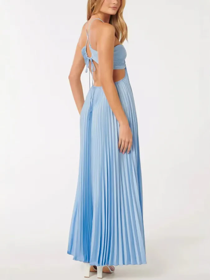 Tansy - Sommerglanz Halter Maxi Kleid - Image 5