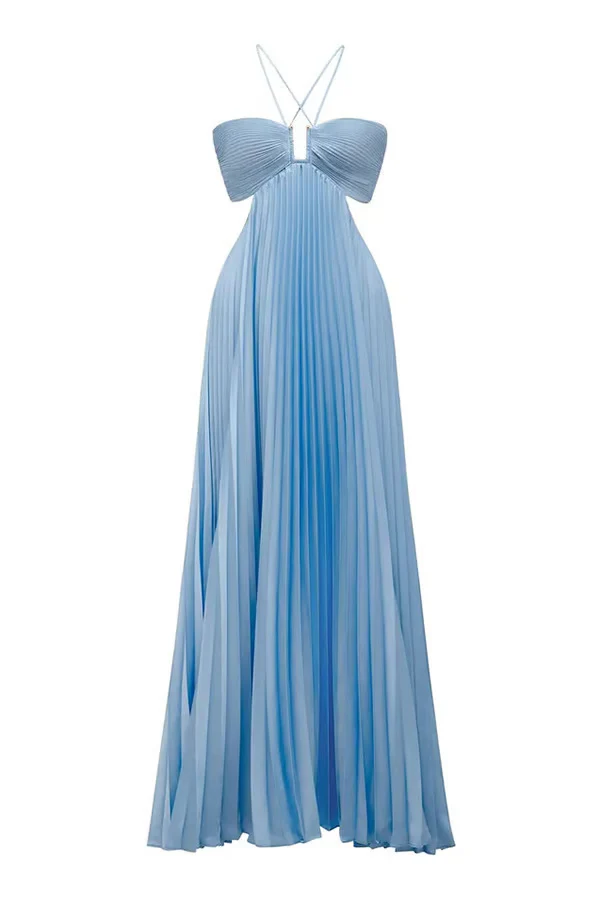 Tansy - Sommerglanz Halter Maxi Kleid - Image 7