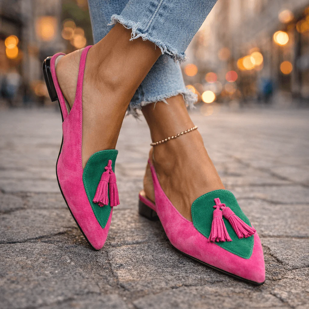 Tassel Akzentierte Strappy Lorena Sandalen