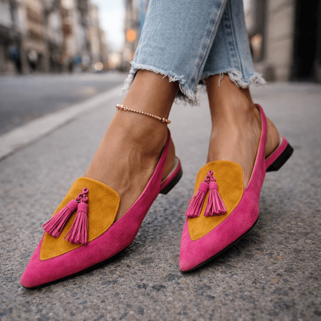 Tassel Akzentierte Strappy Lorena Sandalen - Image 5
