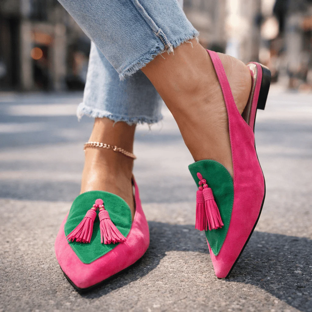 Tassel Akzentierte Strappy Lorena Sandalen - Image 9