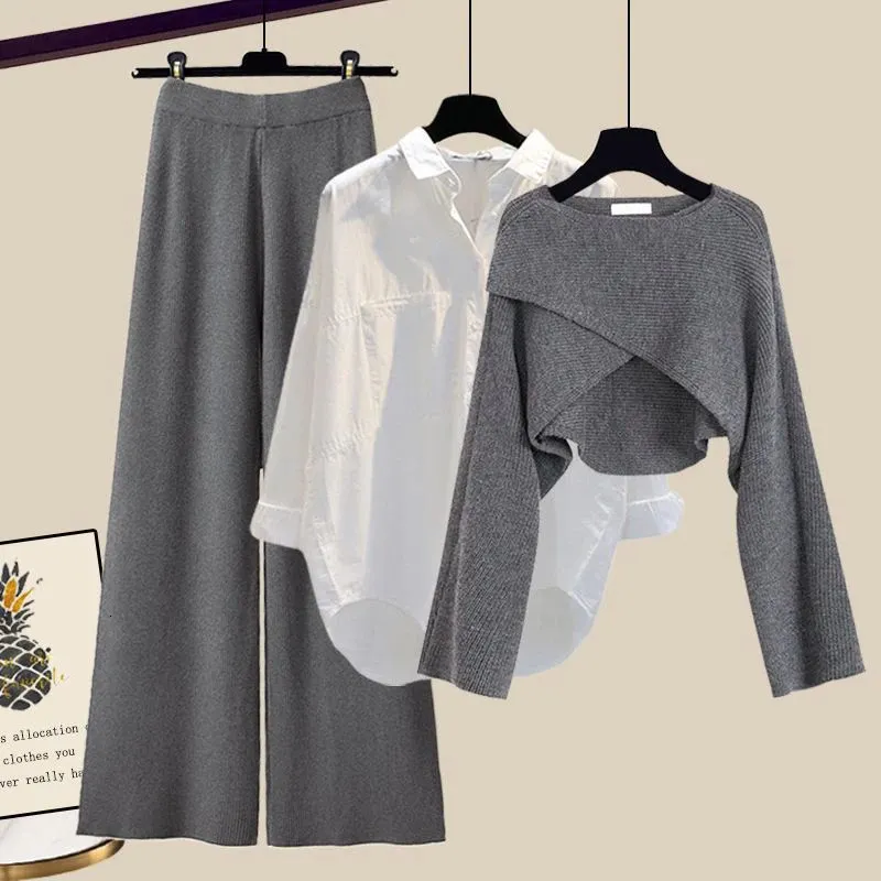 Thalia - Bequemes dreiteiliges Langarm-Set