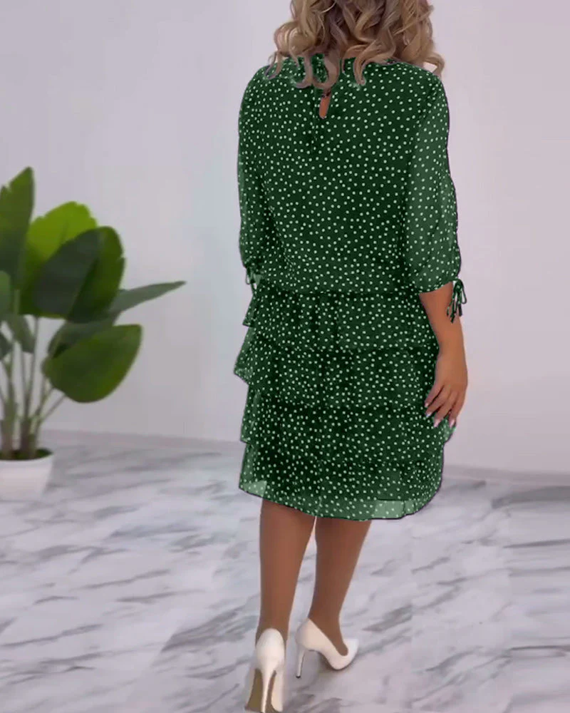 Tilly - Gepunktetes Schichtenkleid - Image 14