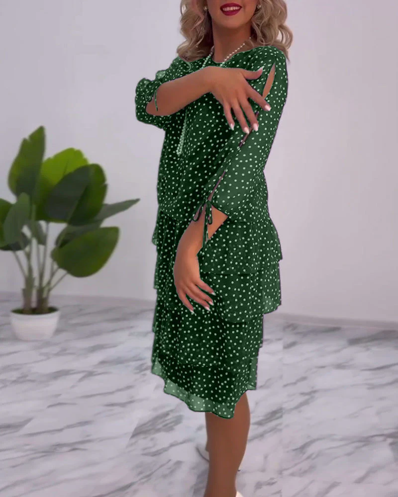 Tilly - Gepunktetes Schichtenkleid - Image 16