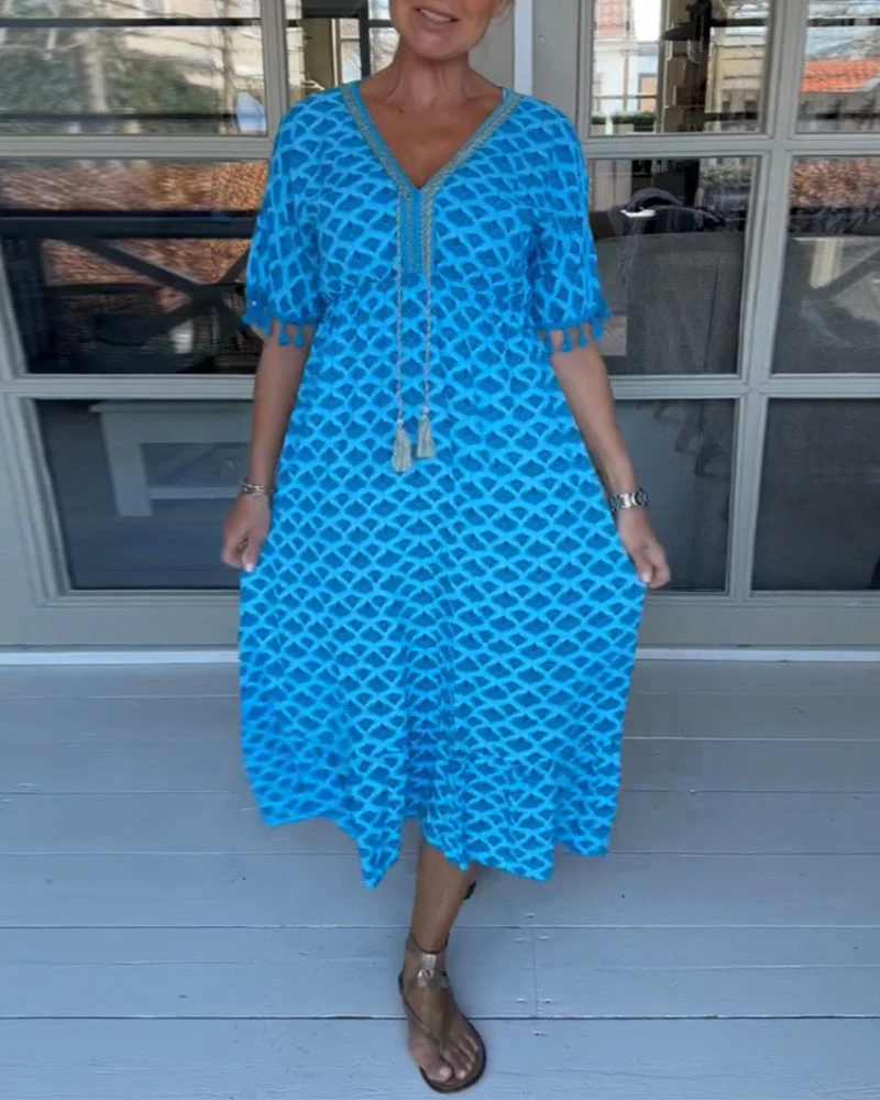 Tina™ - Bedrucktes Freizeitkleid