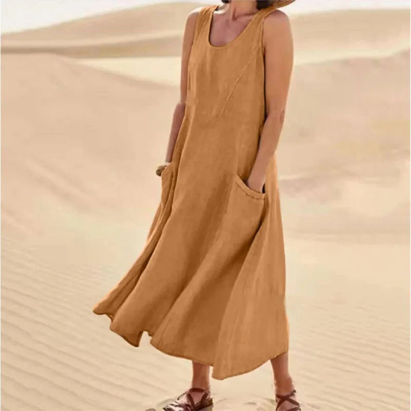 Tina™ - Sommer Leinenkleid - Image 10