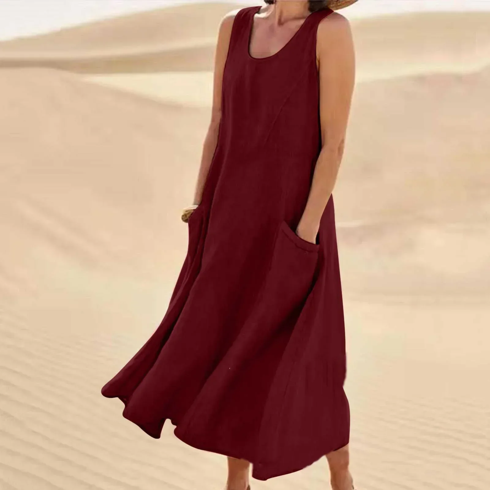Tina™ - Sommer Leinenkleid - Image 12