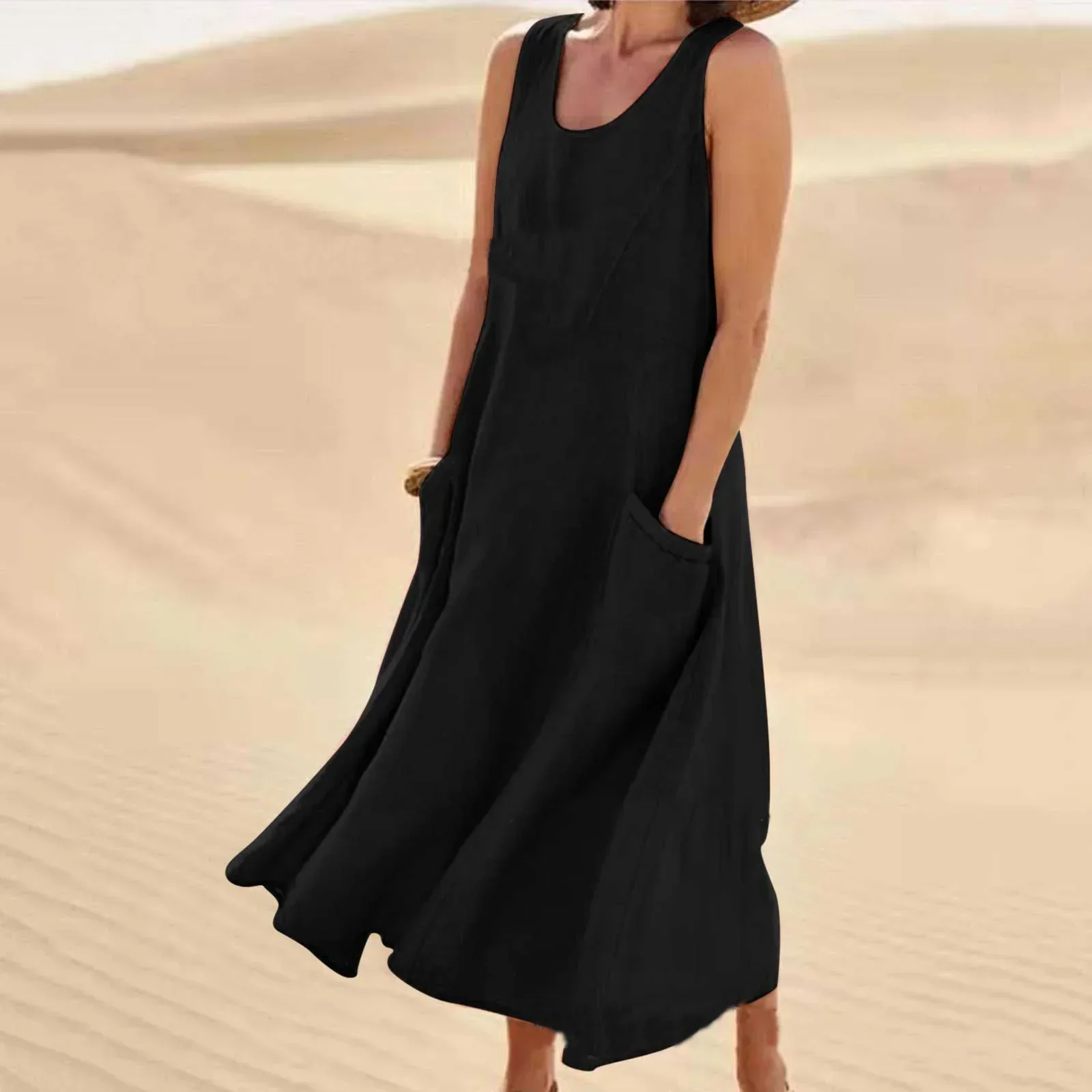 Tina™ - Sommer Leinenkleid - Image 3