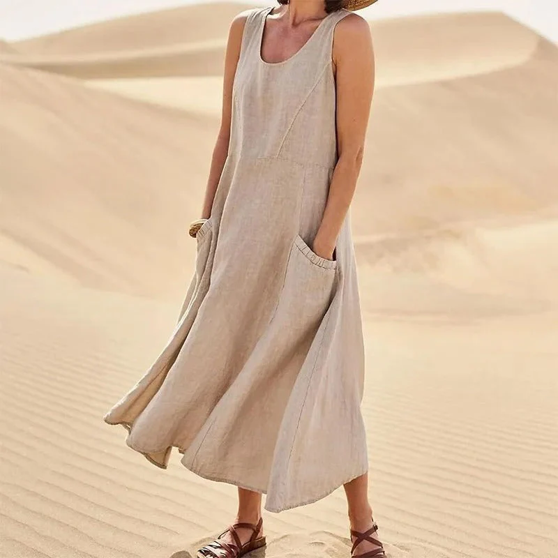 Tina™ - Sommer Leinenkleid - Image 5