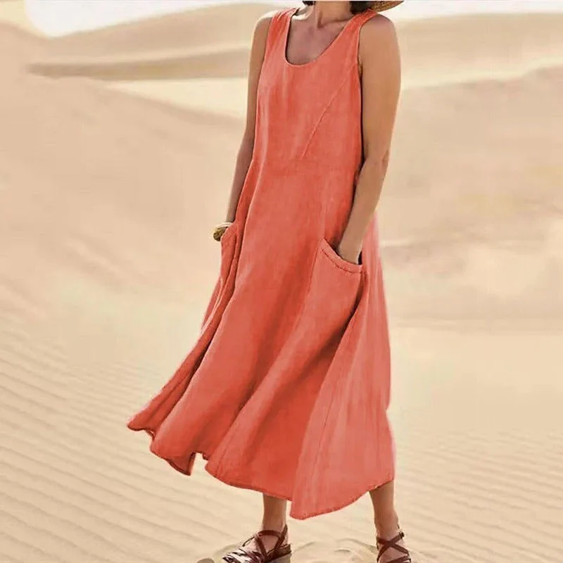 Tina™ - Sommer Leinenkleid - Image 6