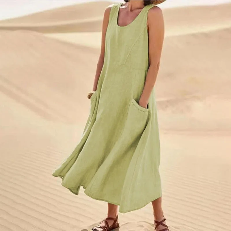 Tina™ - Sommer Leinenkleid - Image 7