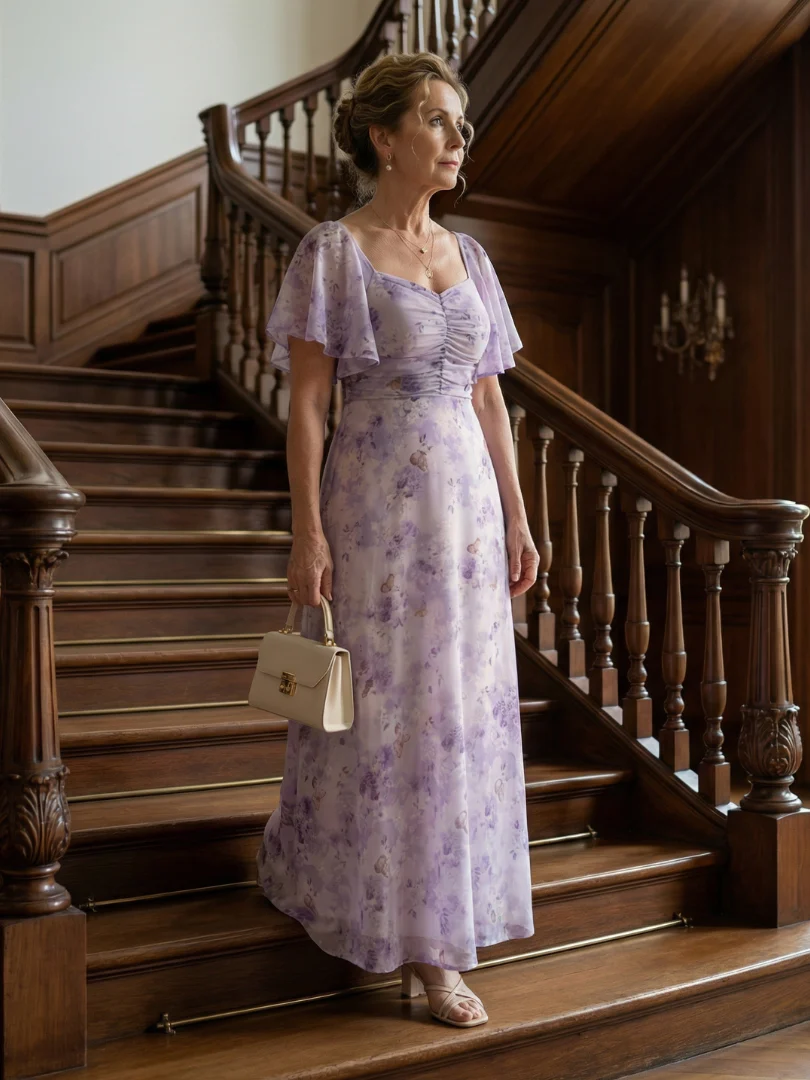 Vaelis | Midi-Kleid mit Flatterärmeln - Image 5