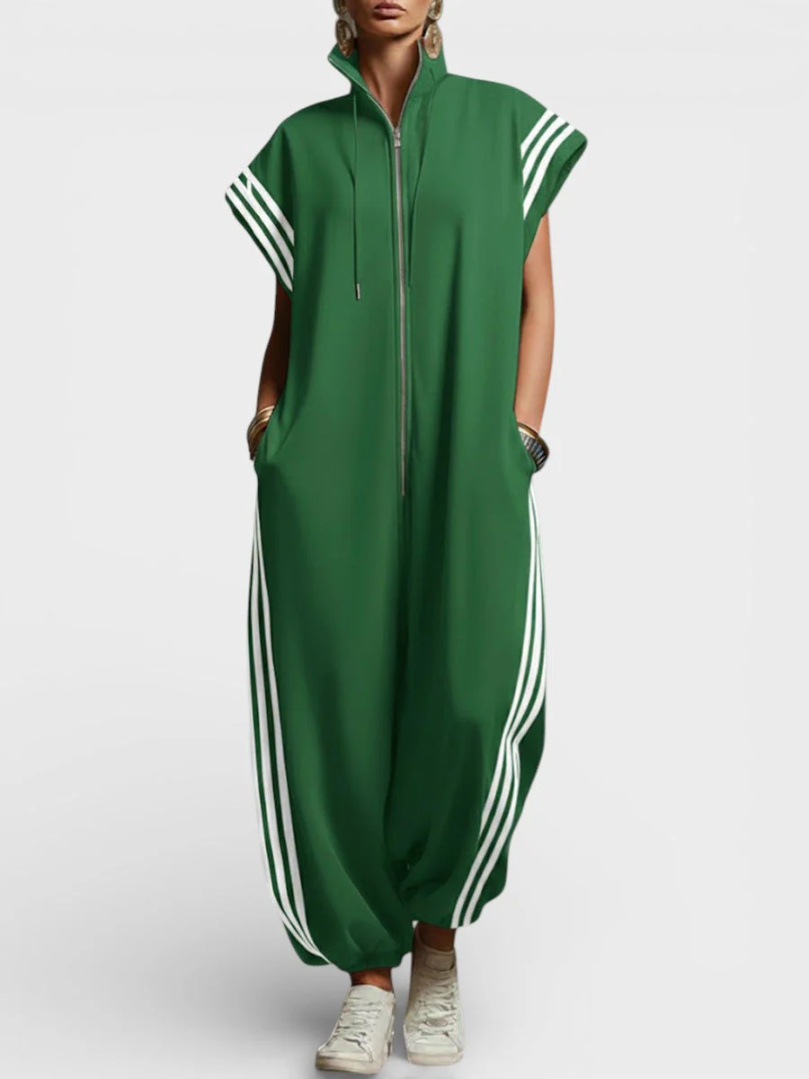 Valentina | Jumpsuit mit Reißverschluss am Hals - Image 4