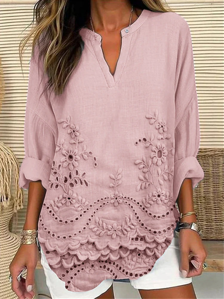 Valona™ - Elegantes Bedrucktes Top - Image 2