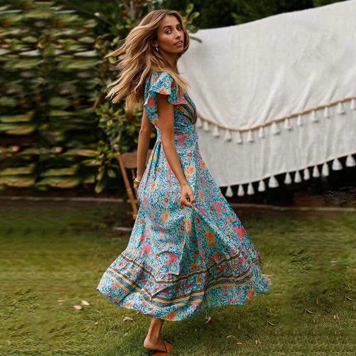 Veronica™ - Maxi Kleid Mit Hohem Schlitz - Image 3
