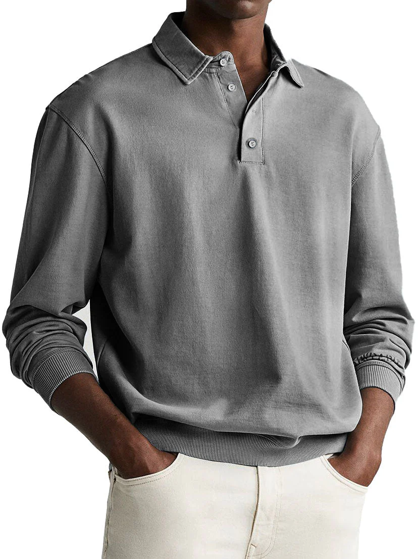 Victor™ - Herren Vintage Polo - Image 2