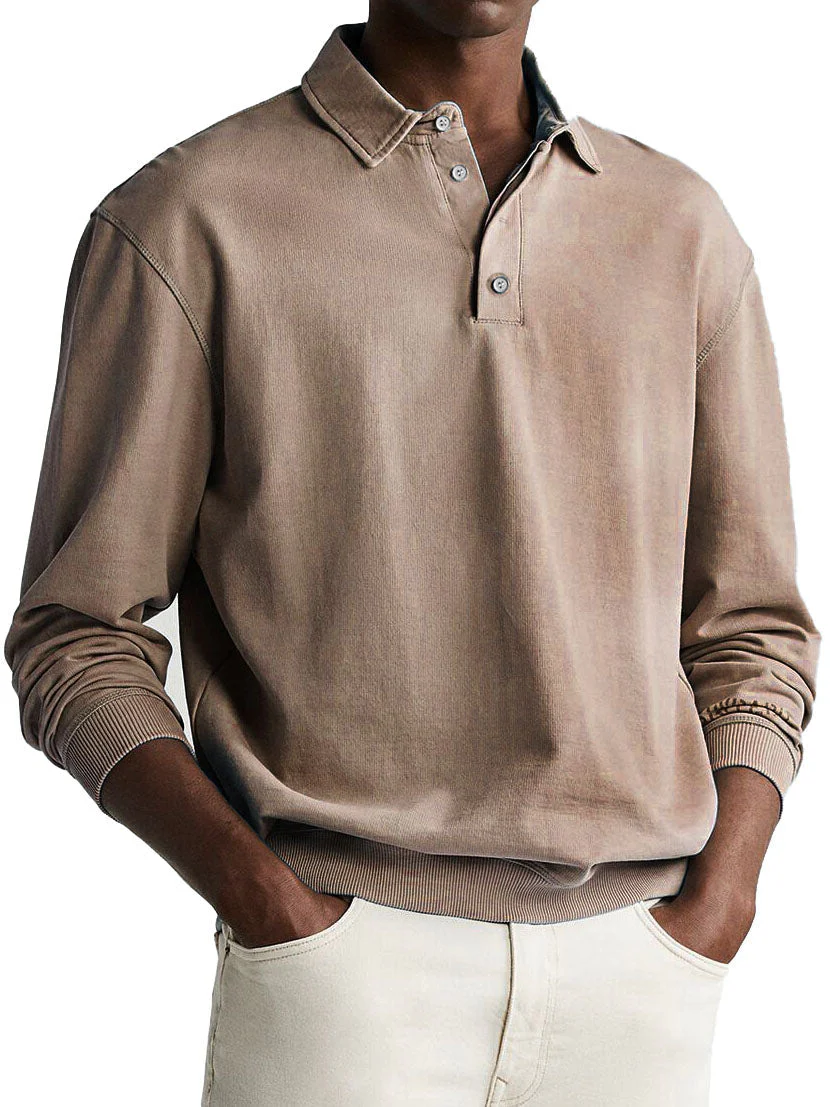 Victor™ - Herren Vintage Polo - Image 3