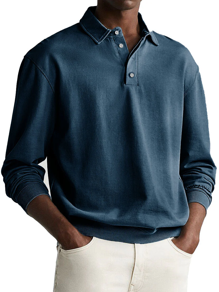 Victor™ - Herren Vintage Polo - Image 7