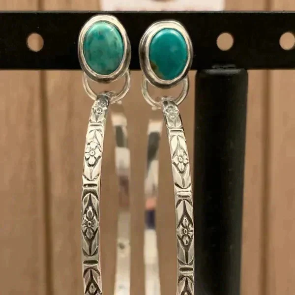 Vintage Onyx Boho Ohrringe - Image 3