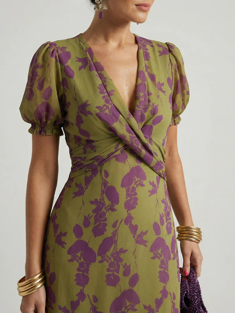 Virel | Entspanntes Floral-Midi-Kleid - Image 3