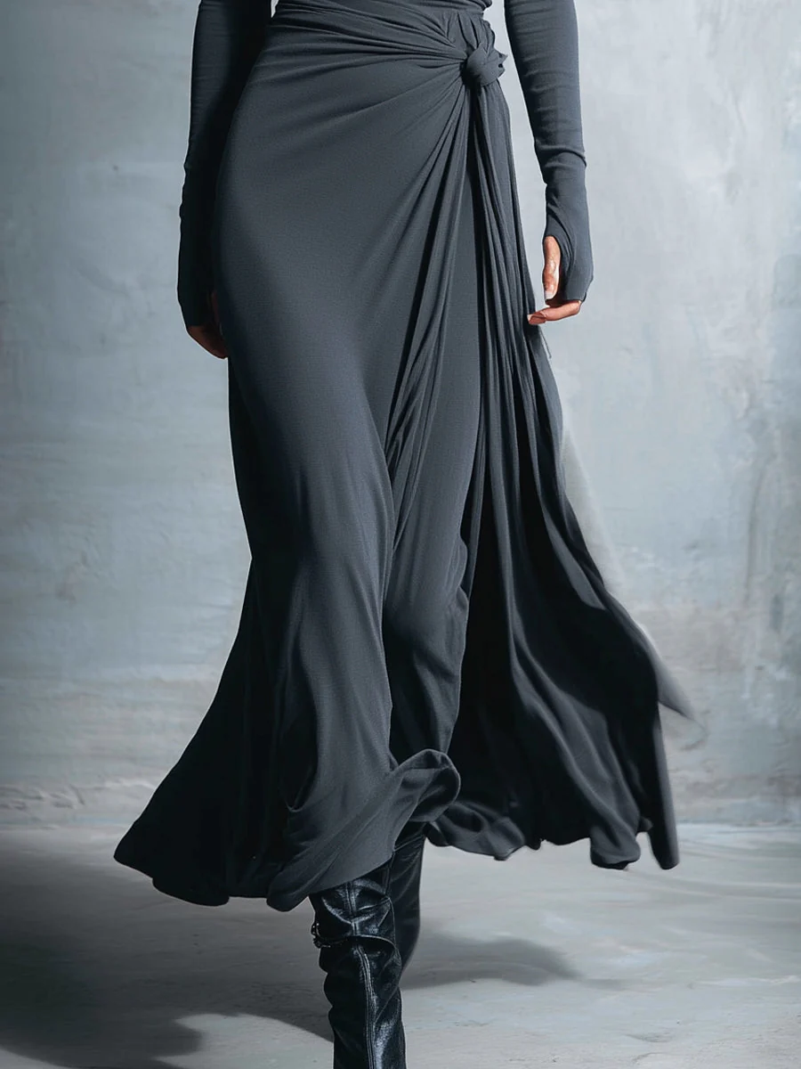 Vittoria ❘ Maxikleid mit seitlichem Knoten - Image 7