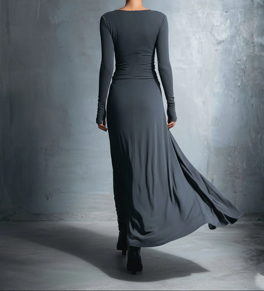 Vittoria ❘ Maxikleid mit seitlichem Knoten - Image 9