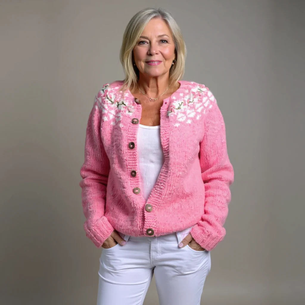 Vivian | Vintage Isländische Strickjacke