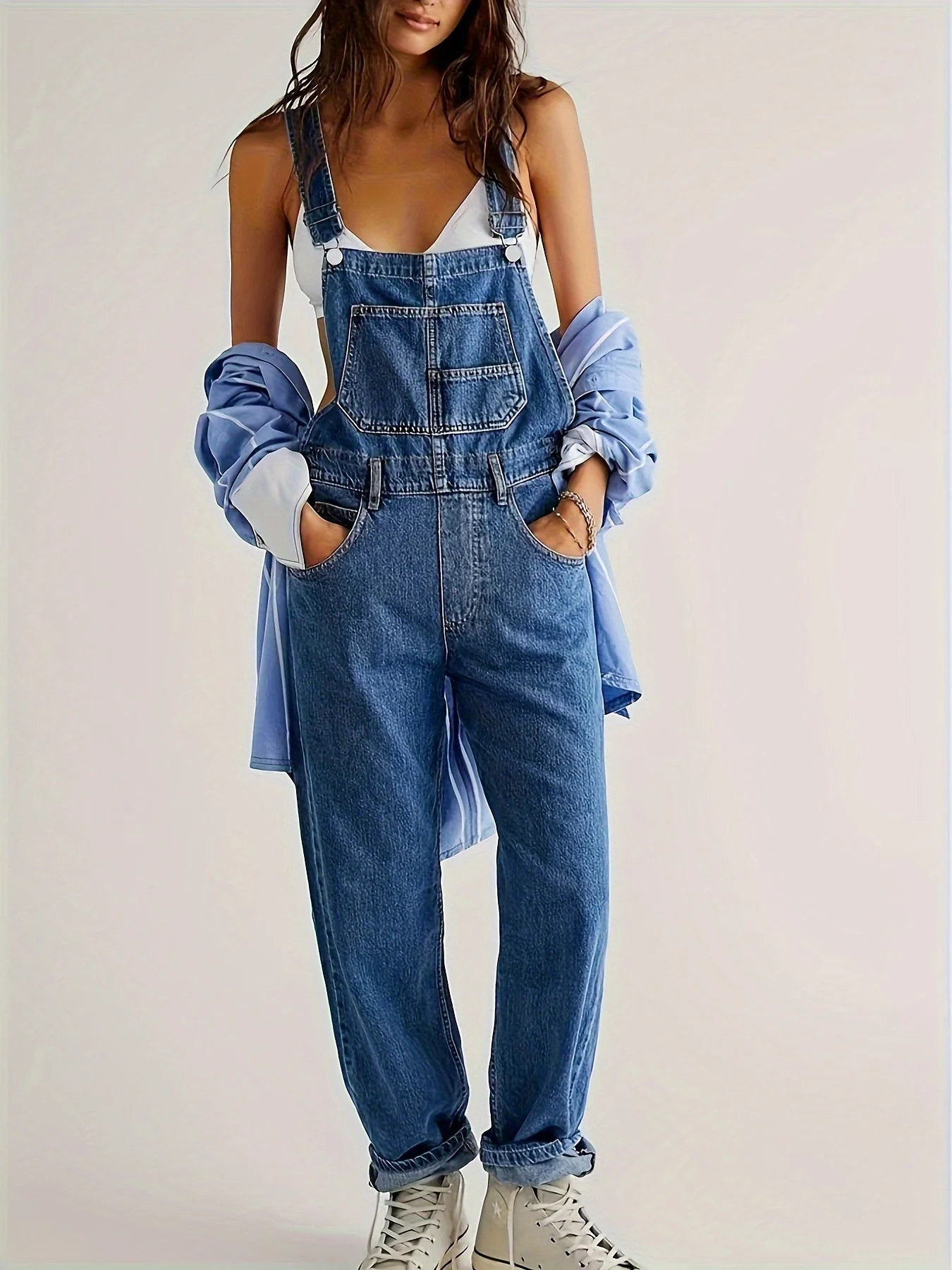 Wendy™ - Trendige Denim-Latzhose