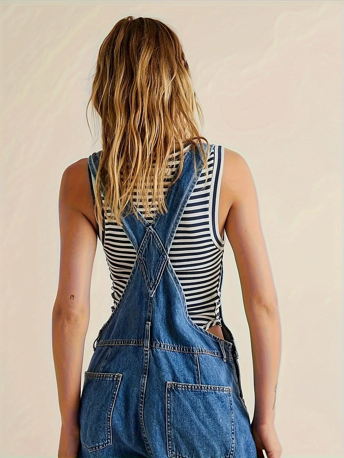 Wendy™ - Trendige Denim-Latzhose - Image 10