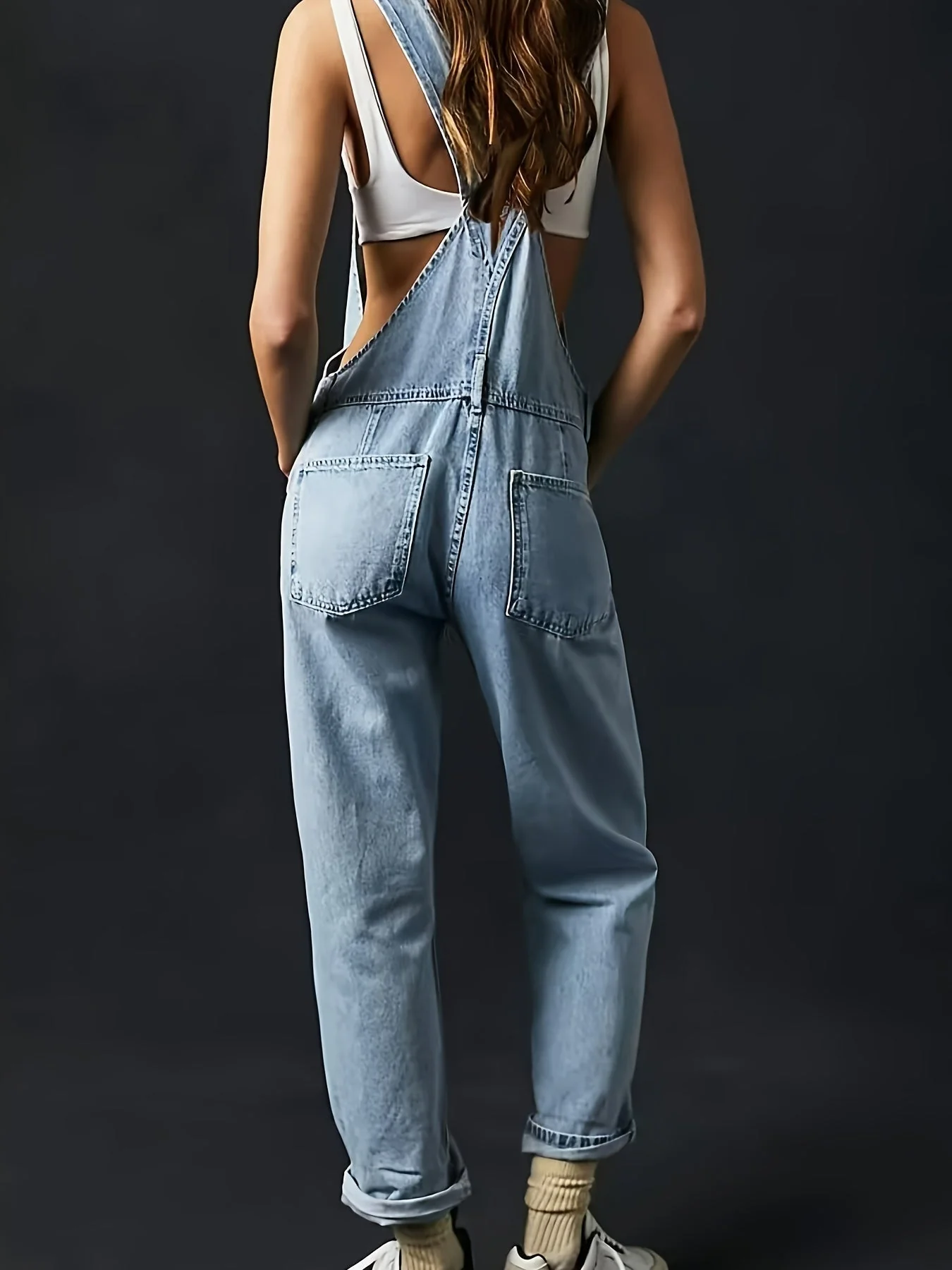 Wendy™ - Trendige Denim-Latzhose - Image 7