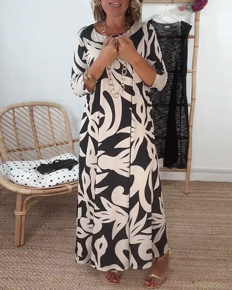Ysabel - Abstraktes Muse Kleid - Image 6