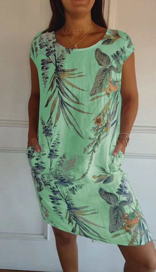 Ysella - Lässiges Bedrucktes Kleid - Image 7