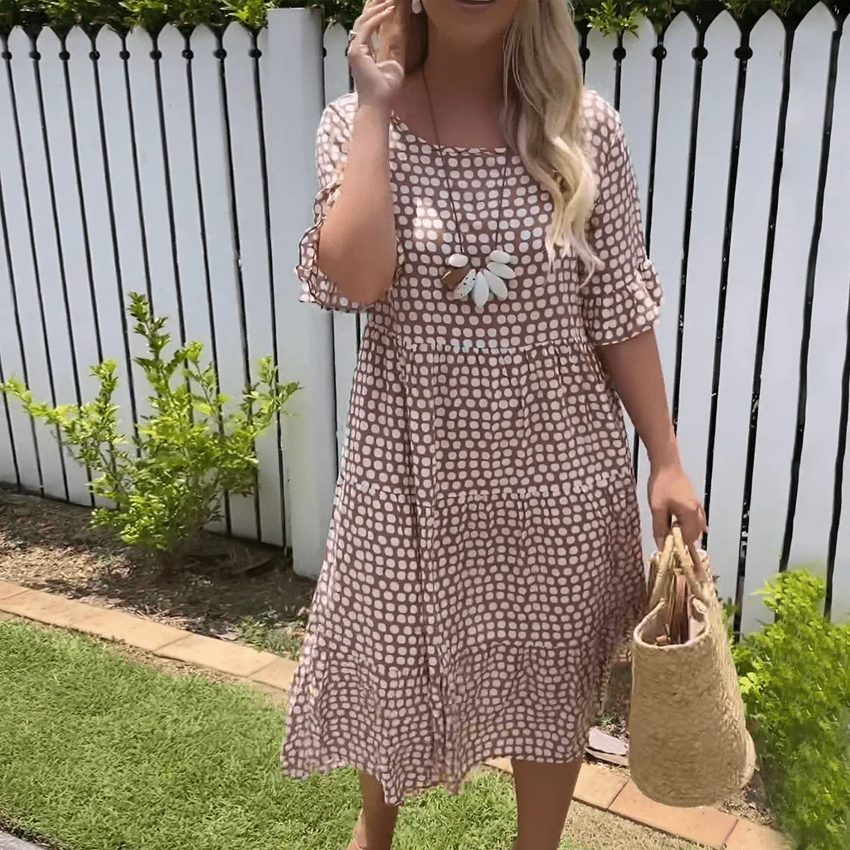 Zora | Von Ozeanen inspiriertes, luftiges Sommerkleid